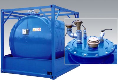 DTO G.E. típusú gázolaj/fűtőolaj tároló tartály